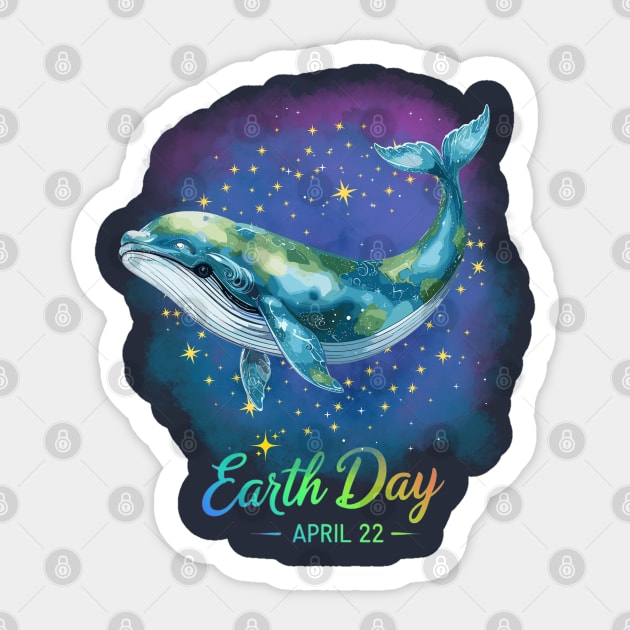 Earth Day - Protect-Ocean-Life-Save-The-Planet Sticker by JessArty
